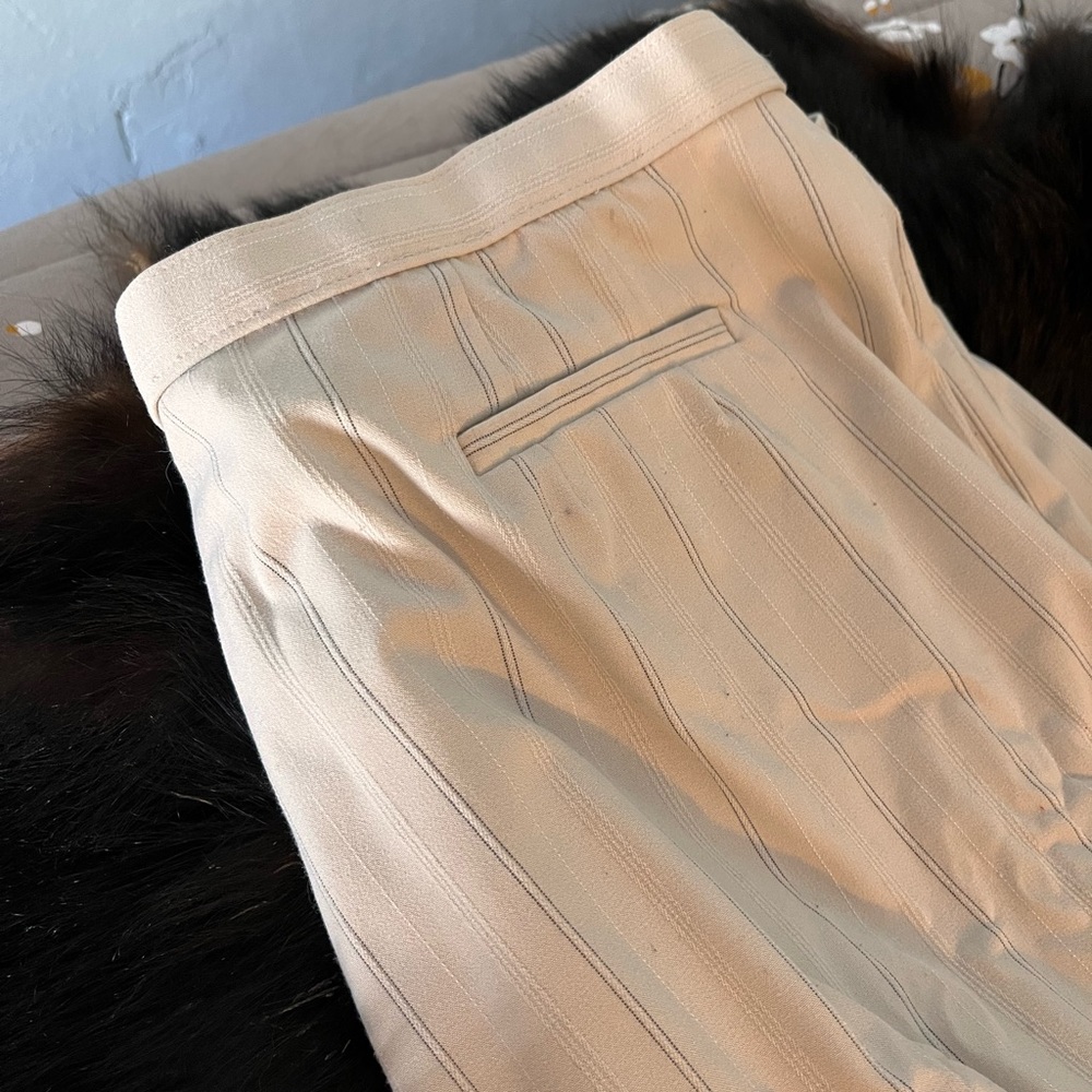 Striped dress pants